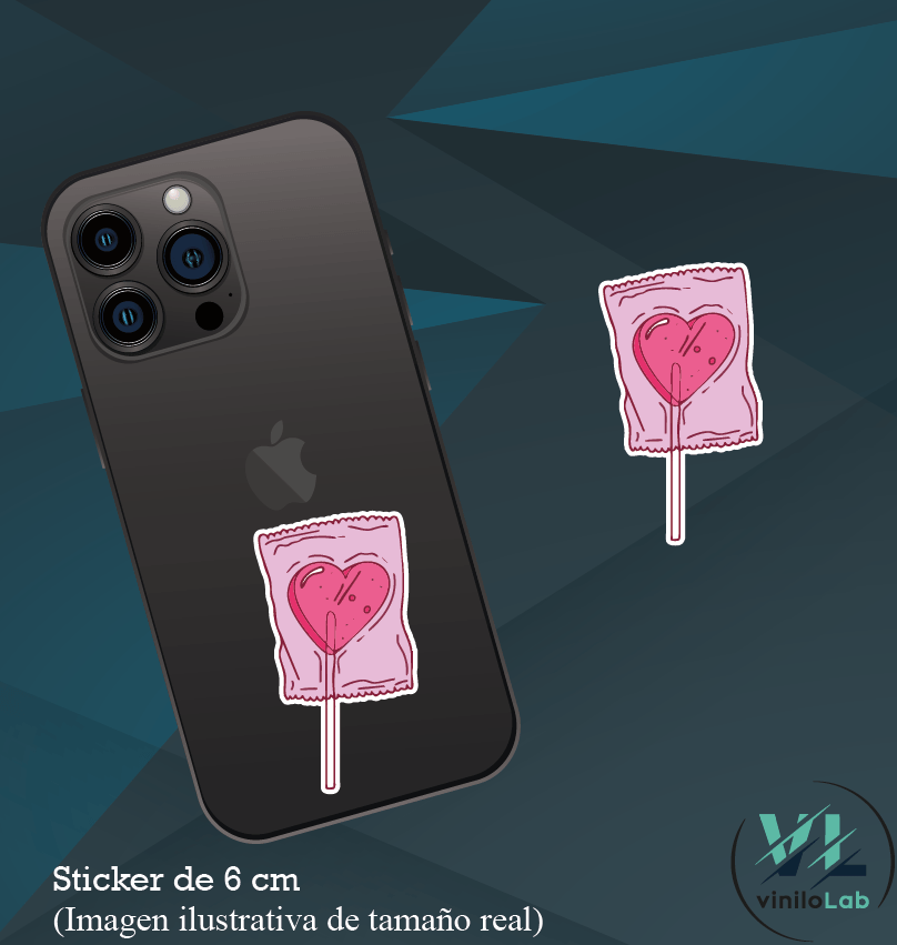 Paleta corazón