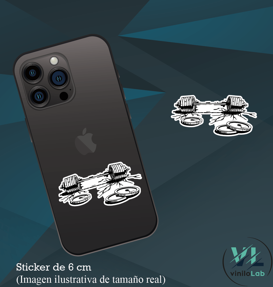 Barra Roo Sticker Barra poder total | Stickers impresión UV – Vinilo Lab