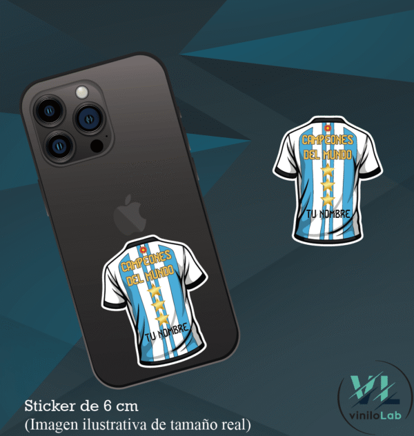 Camiseta Campeones del Mundo (Personalizada)