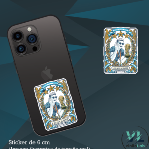 Sticker Carta Julian Alvarez Campeon - Vinilo