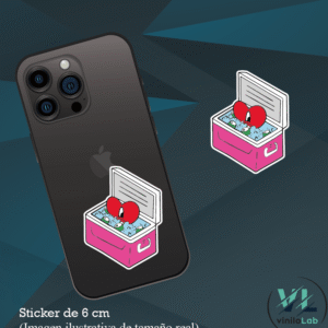 Corazón en la neverita