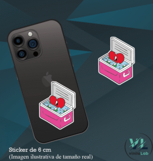 Corazón en la neverita