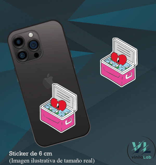 Corazón en la neverita