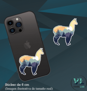 Silueta llama