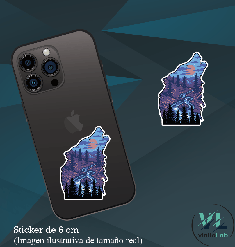 Silueta lobo