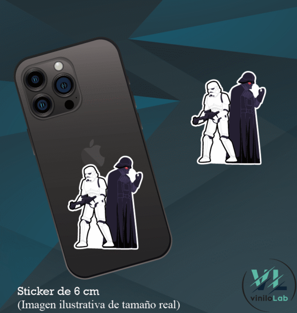 Darth vader y ejercito imperial